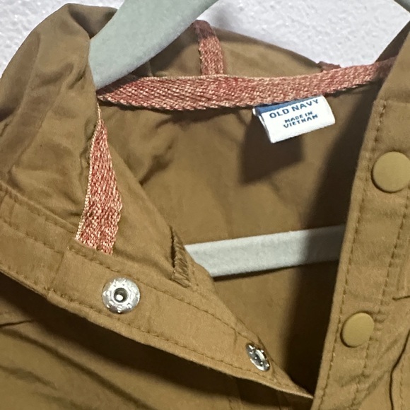 Old Navy Kids Tan Raincoat - Picture 6 of 7